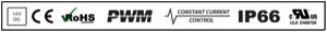 UL Recognized, RoHS, Puls Width Modulation, IP66